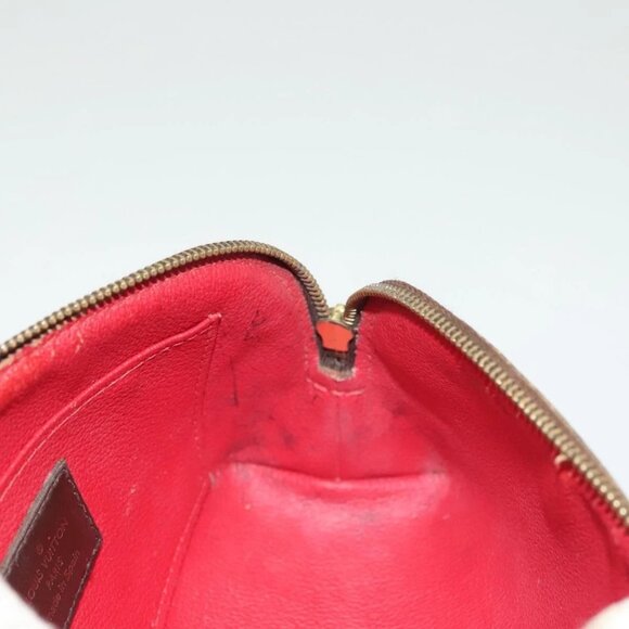 LOUIS VUITTON Damier Ebene Pochette Cosmetic PM Pouch N47516 LV Auth BA3094 - Picture 13 of 16